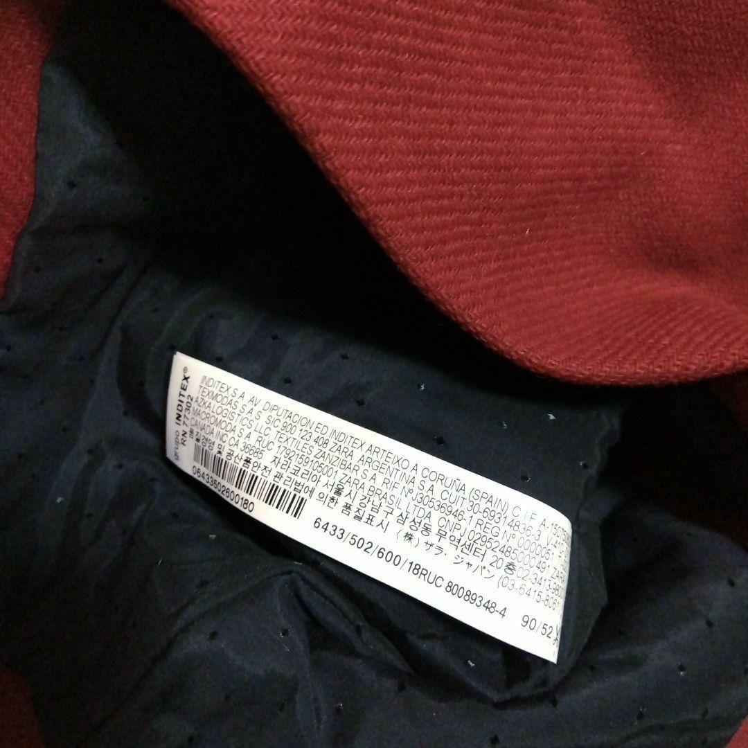 ZARA(ザラ)の【未使用】86　ZARA baby Girl　赤のAラインコート キッズ/ベビー/マタニティのベビー服(~85cm)(ジャケット/コート)の商品写真
