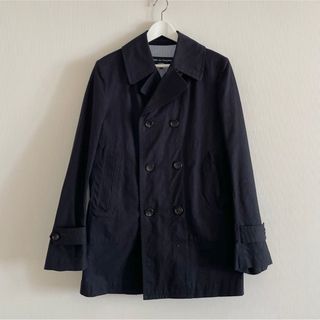 コムデギャルソンオム(COMME des GARCONS HOMME)のコムデギャルソンオム ピーコート SS/XS ネイビー・紺色(ピーコート)