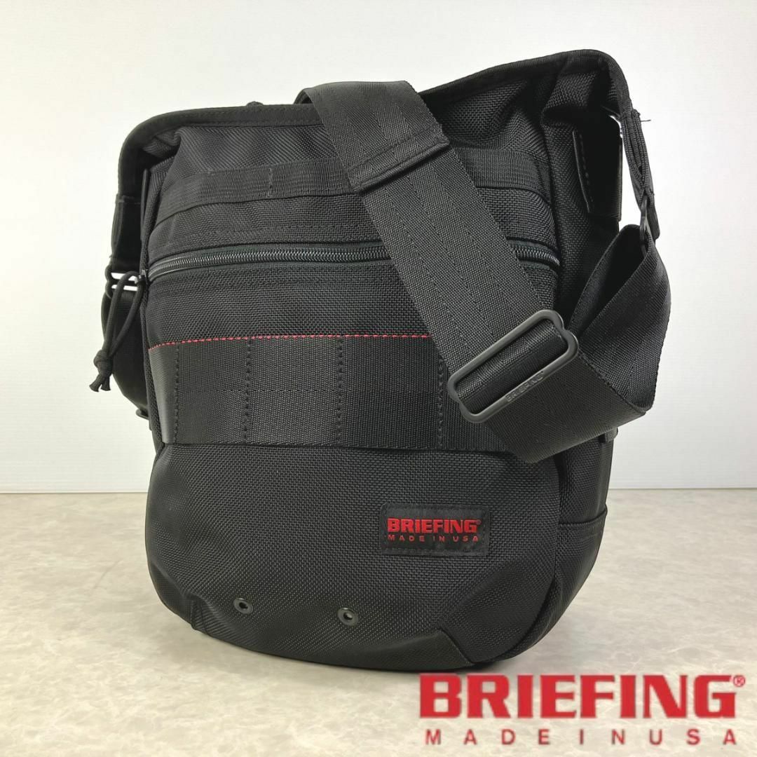 B5サイズ対応フロント極美品☆BRIEFING ブリーフィング デイトリッパー ショルダー バッグ