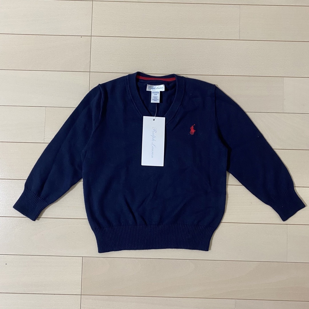 Ralph Lauren(ラルフローレン)の新品未使用　ラルフローレン ニット セーター　24M キッズ/ベビー/マタニティのキッズ服男の子用(90cm~)(ニット)の商品写真