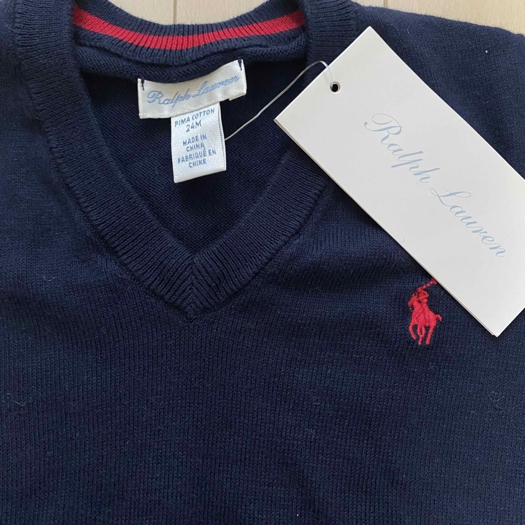 Ralph Lauren(ラルフローレン)の新品未使用　ラルフローレン ニット セーター　24M キッズ/ベビー/マタニティのキッズ服男の子用(90cm~)(ニット)の商品写真