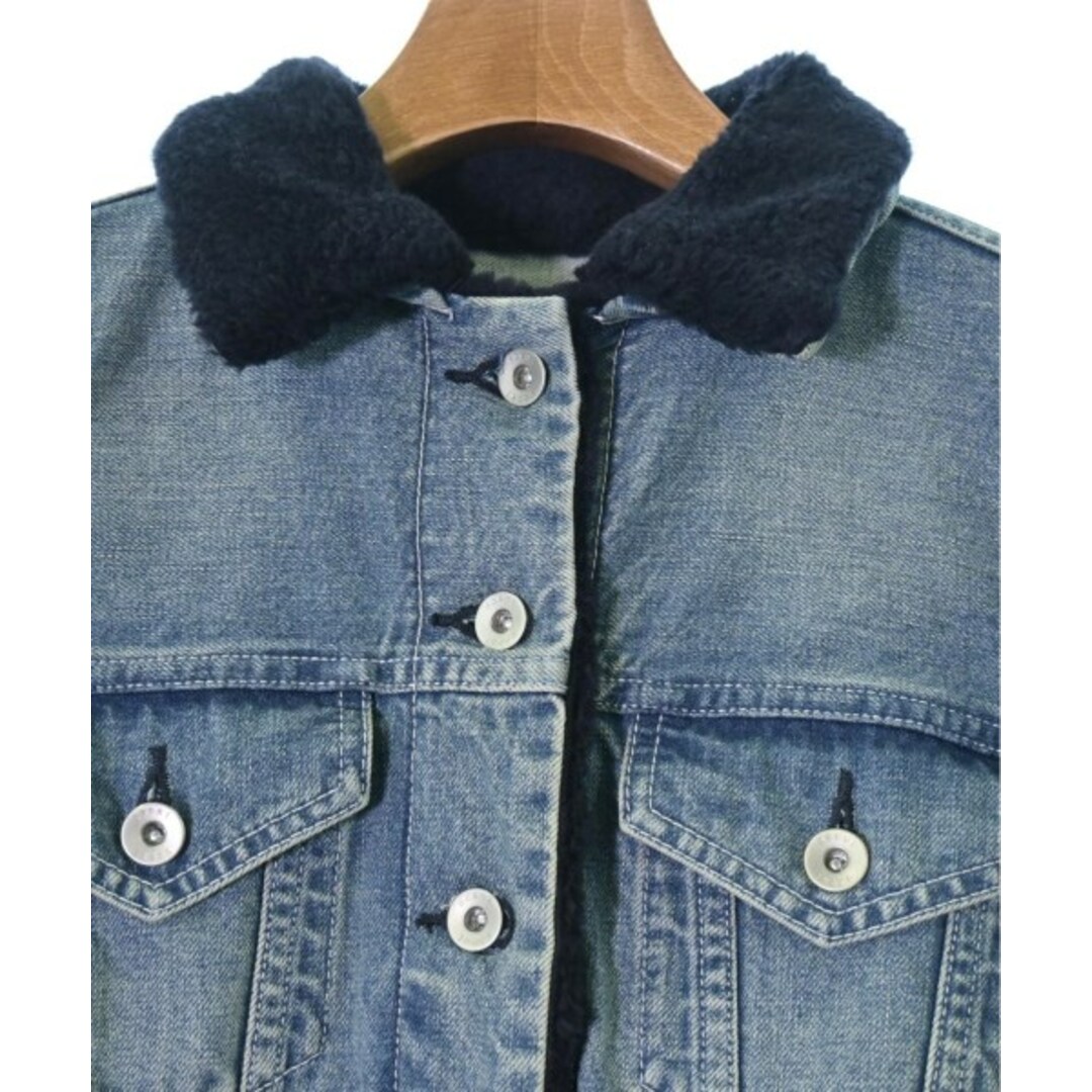 sacai サカイ ブルゾン(その他) 1(S位) インディゴ(デニム)x紺 sacai サカイ ブルゾン(その他) 1(S位) インディゴ(デニム)x紺