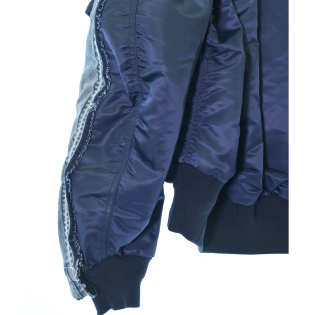 sacai サカイ ブルゾン(その他) 1(S位) インディゴ(デニム)x紺 sacai サカイ ブルゾン(その他) 1(S位) インディゴ(デニム)x紺