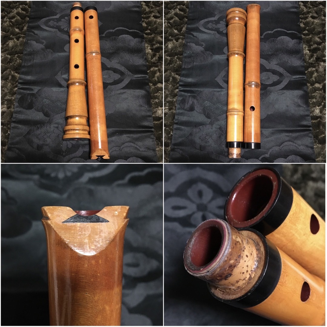 尺八 琴古流 木管 二尺二寸管 【音出し確認済み】和楽器