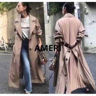 Ameri vintage 美品　バックチェックトレンチコート