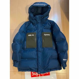 シュプリーム(Supreme)のSupreme GORE-TEX 700-Fill Down Parka 青　S(ダウンジャケット)