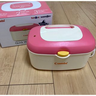 コンビ(combi)の【美品】コンビ　ベビーザらス　おしりふき　ウォーマー　冬　クイック　ピンク(ベビーおしりふき)