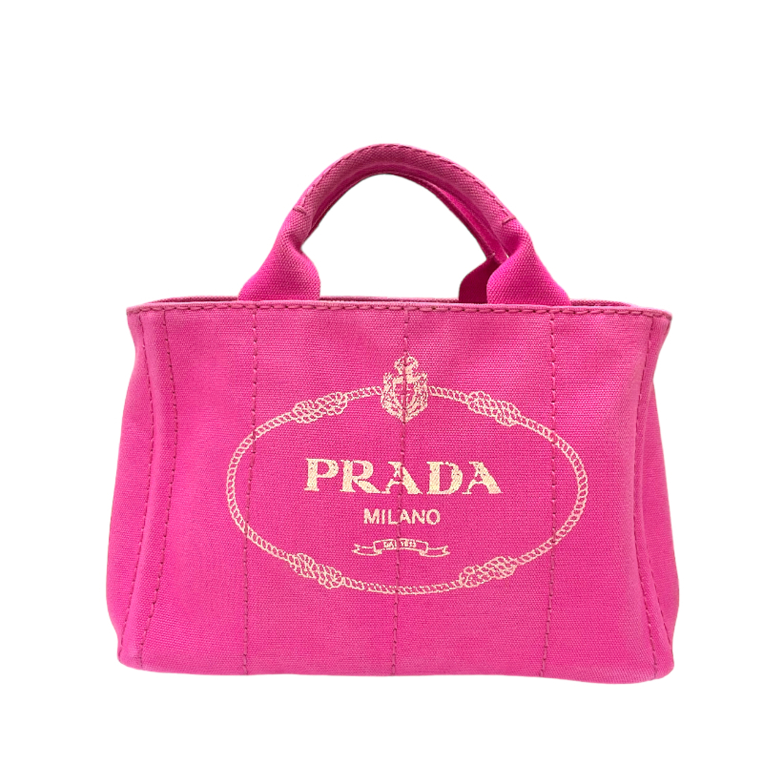 2023福袋 プラダ PRADA トート カナパ ミニ トートバッグ ピンク