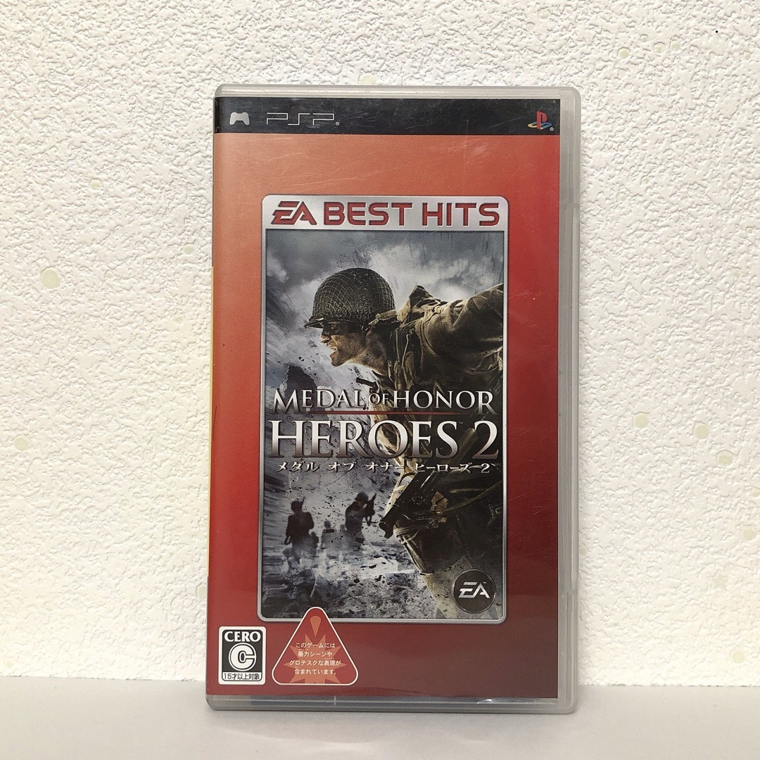 PlayStation Portable(プレイステーションポータブル)のPSP メダルオブオナーヒーローズ2 エンタメ/ホビーのゲームソフト/ゲーム機本体(携帯用ゲームソフト)の商品写真
