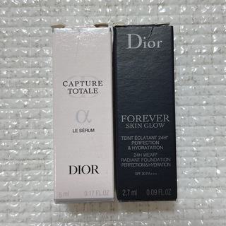 ディオール(Dior)のDior スキンフォーエバーフルイドグロウ カプチュールトータルルセラム(ファンデーション)