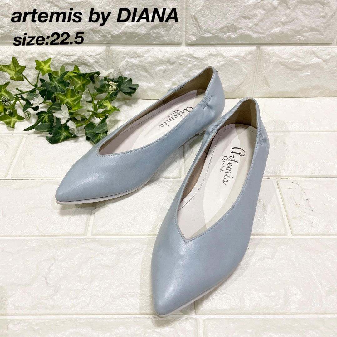 artemis by DIANA(アルテミスバイダイアナ)のartemis by DIANA フラットパンプス22.5 レディースの靴/シューズ(ハイヒール/パンプス)の商品写真