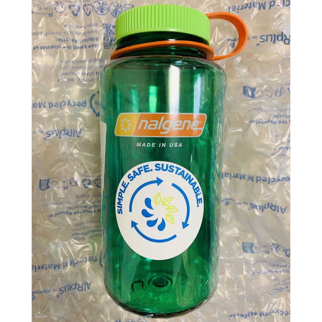 Nalgene(ナルゲン)の【新品未使用】ナルゲン　ワイドマウスボトル　1ℓ　メロンボール スポーツ/アウトドアのアウトドア(登山用品)の商品写真