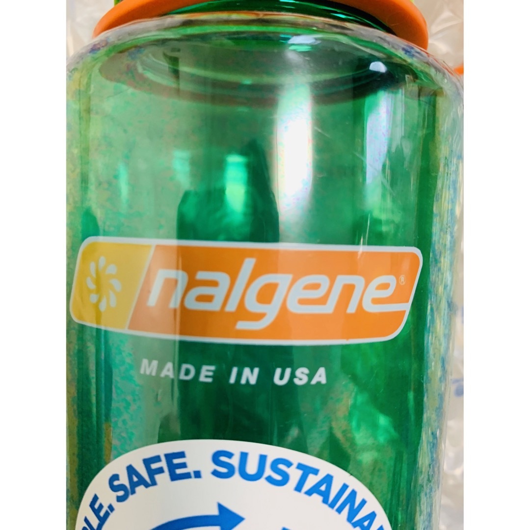 Nalgene(ナルゲン)の【新品未使用】ナルゲン　ワイドマウスボトル　1ℓ　メロンボール スポーツ/アウトドアのアウトドア(登山用品)の商品写真