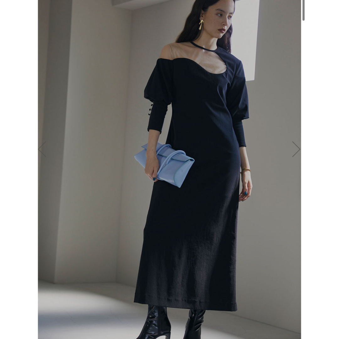 正規取扱サイト LAKE CURVE TRICOT RIB DRESS アメリ ドレス ...