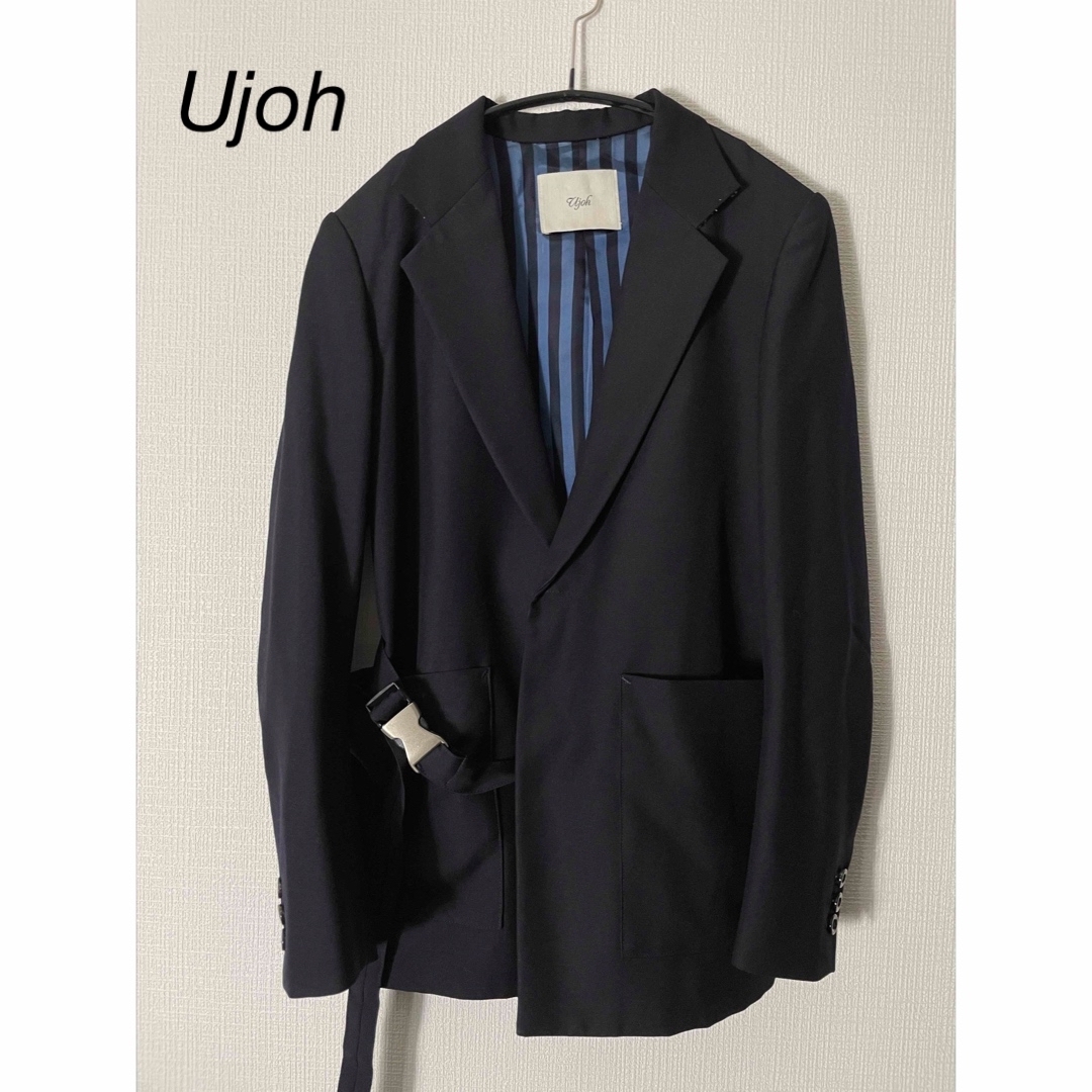 UJOH - Ujoh アシンメトリーダブルフロントジャケットの通販 by UJOH - Ujoh アシンメトリーダブルフロントジャケットの通販 by