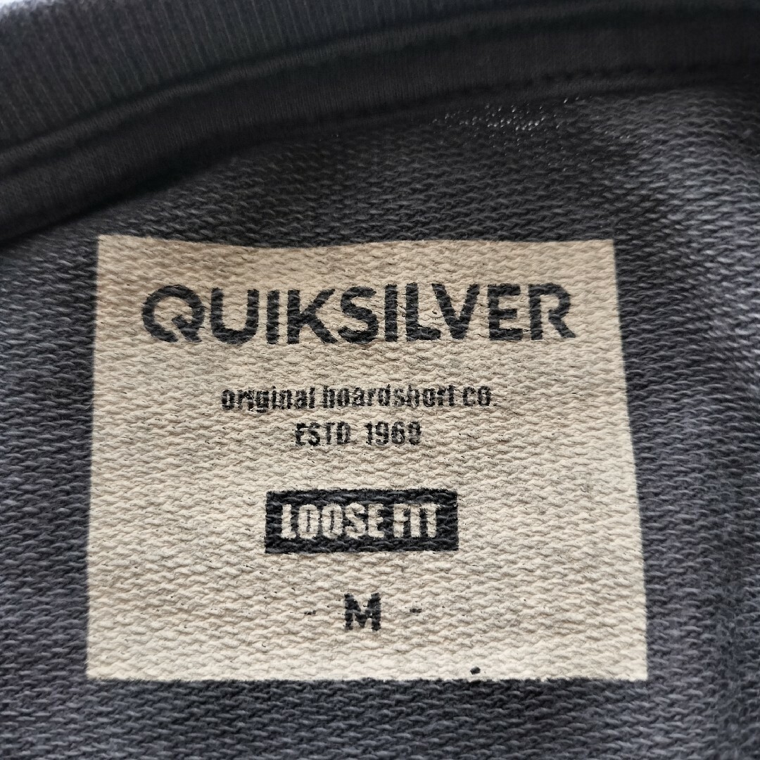 QUIKSILVER(クイックシルバー)のクイックシルバー★裏パイル★前後染込プリント★スウェットシャツ★新品★M メンズのトップス(Tシャツ/カットソー(七分/長袖))の商品写真