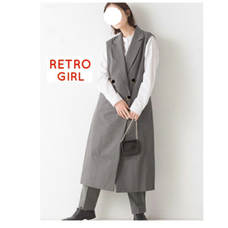 レトロガール(RETRO GIRL)のバルバル様専用　新品未使用品！ RETRO GIRL ＊春コーデ　ロングベスト(ベスト/ジレ)