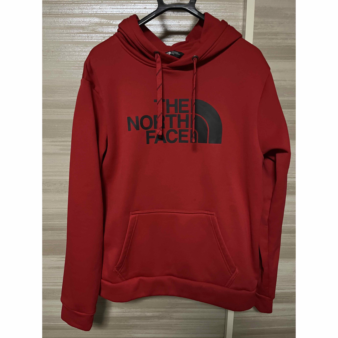 THE NORTH FACE - ノースフェイス プルオーバー パーカー 赤 Mの THE NORTH FACE - ノースフェイス プルオーバー パーカー 赤 Mの