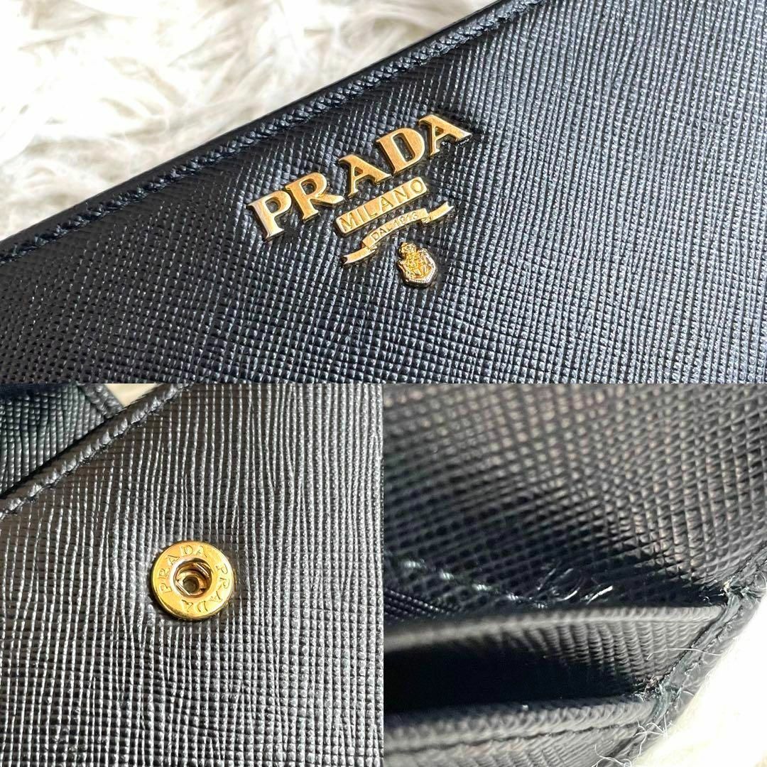 PRADA(プラダ)の⋟極美品⋞ / プラダ サフィアーノメタルコンパクトウォレット 1ML225 レディースのファッション小物(財布)の商品写真