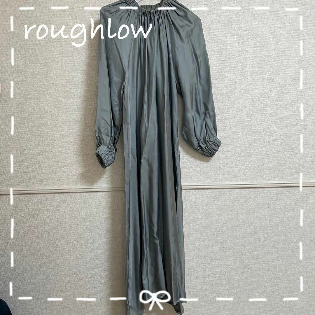 roughlow ラフロウ ワンピース 水色 フリー ロングワンピース レディースのワンピース(ロングワンピース/マキシワンピース)の商品写真