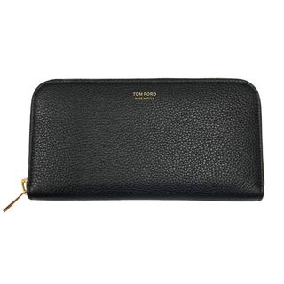 TOM FORD トムフォード カードケース 財布 ウォレット リザード レザー ブラック ゴールド 美品  55821