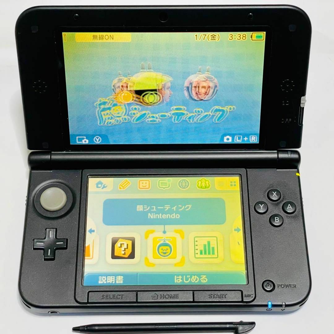 ニンテンドー 3DS LL ブルー本体 通電確認 018のサムネイル