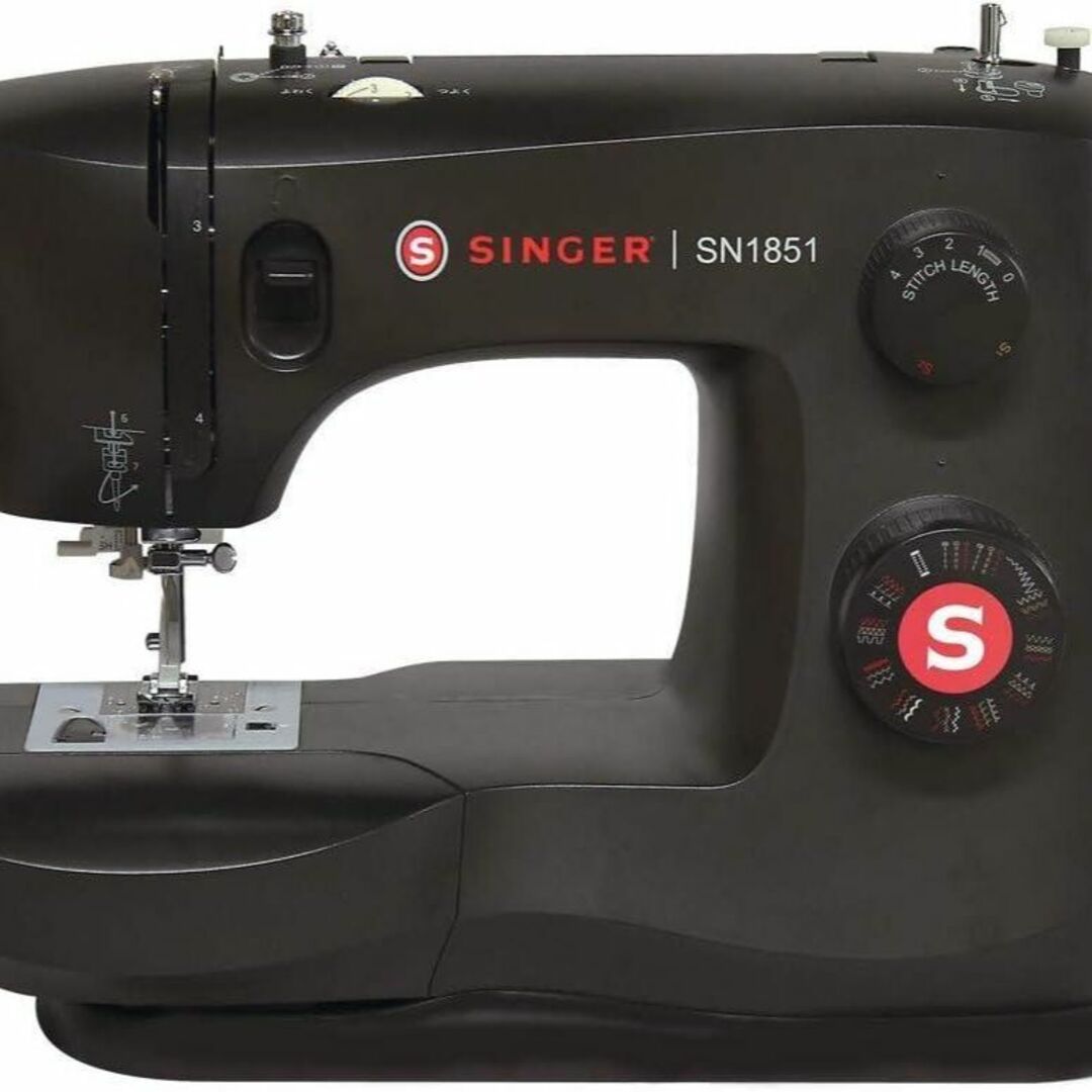 SINGER(シンガー)の新品 Singer シンガー 電動ミシン SN1851 ブラック スマホ/家電/カメラの生活家電(その他)の商品写真