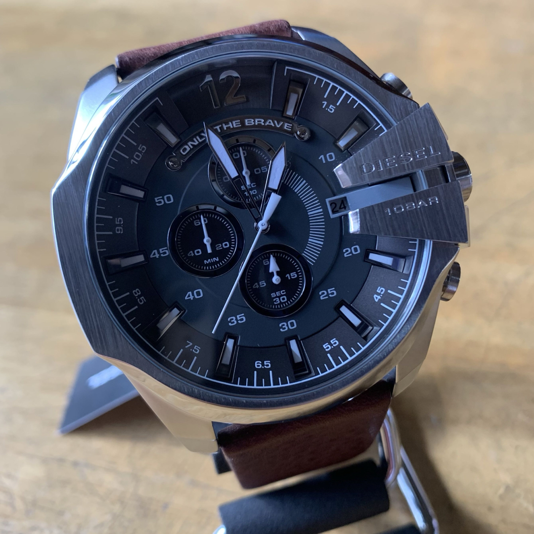新品✨ディーゼル DIESEL メンズ クロノ 腕時計 DZ4290 ブラック 猫の
