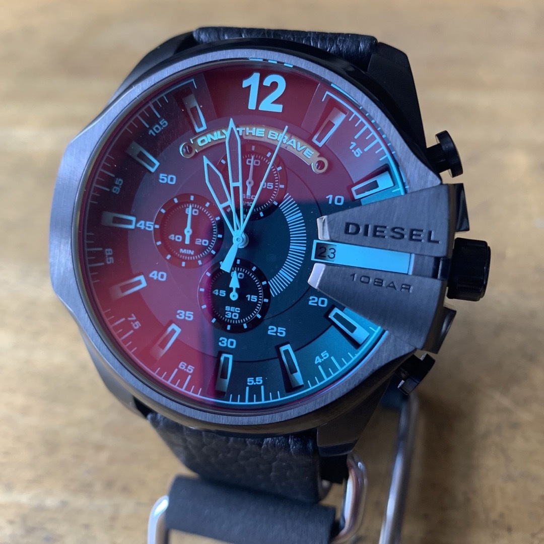 新品✨ディーゼル DIESEL クオーツ クロノ 腕時計 DZ4323 ブラック
