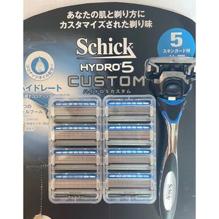 シック(Schick)のSchick シックハイドロ5カスタム 本体(刃付き)+替刃8個 セット 髭剃り(メンズシェーバー)