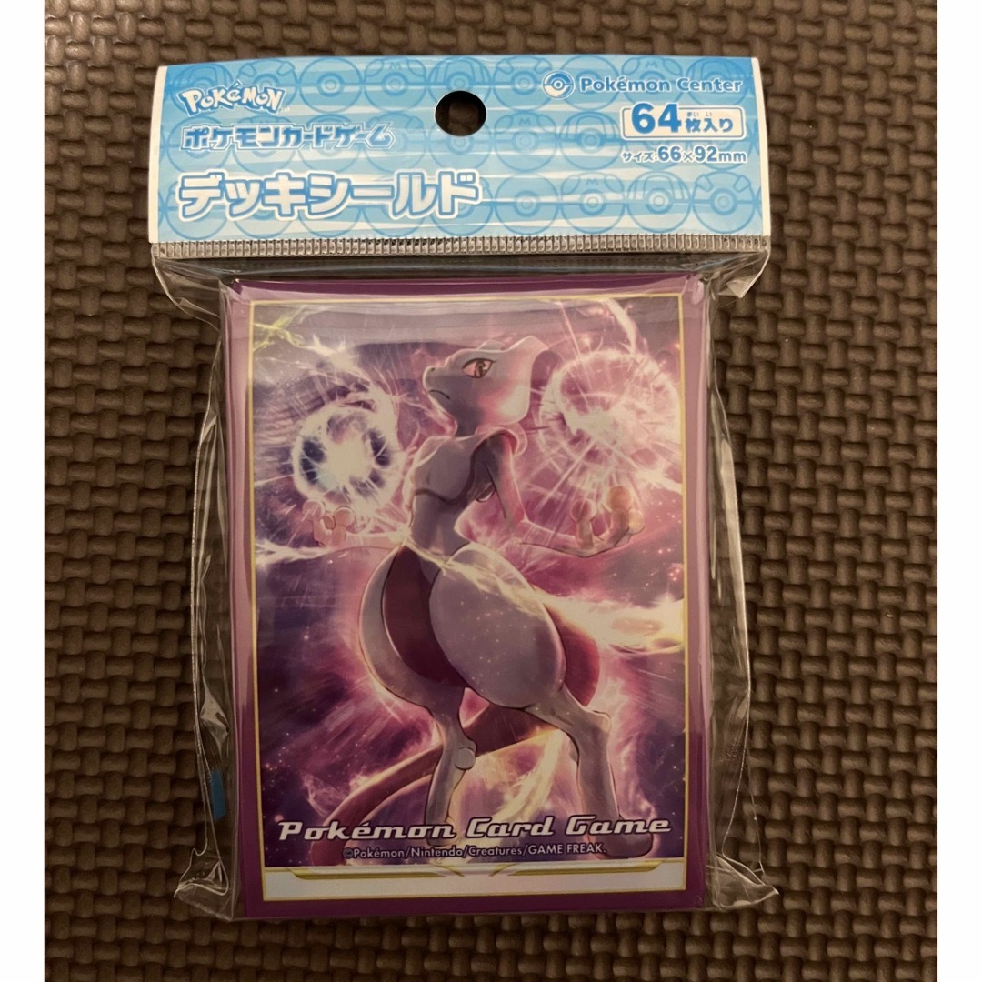 ポケモンカード　デッキシールド　ミュウツー エンタメ/ホビーのアニメグッズ(カード)の商品写真