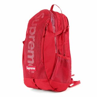 supreme backpack 20ss Dark Red 赤 ステッカー付☆