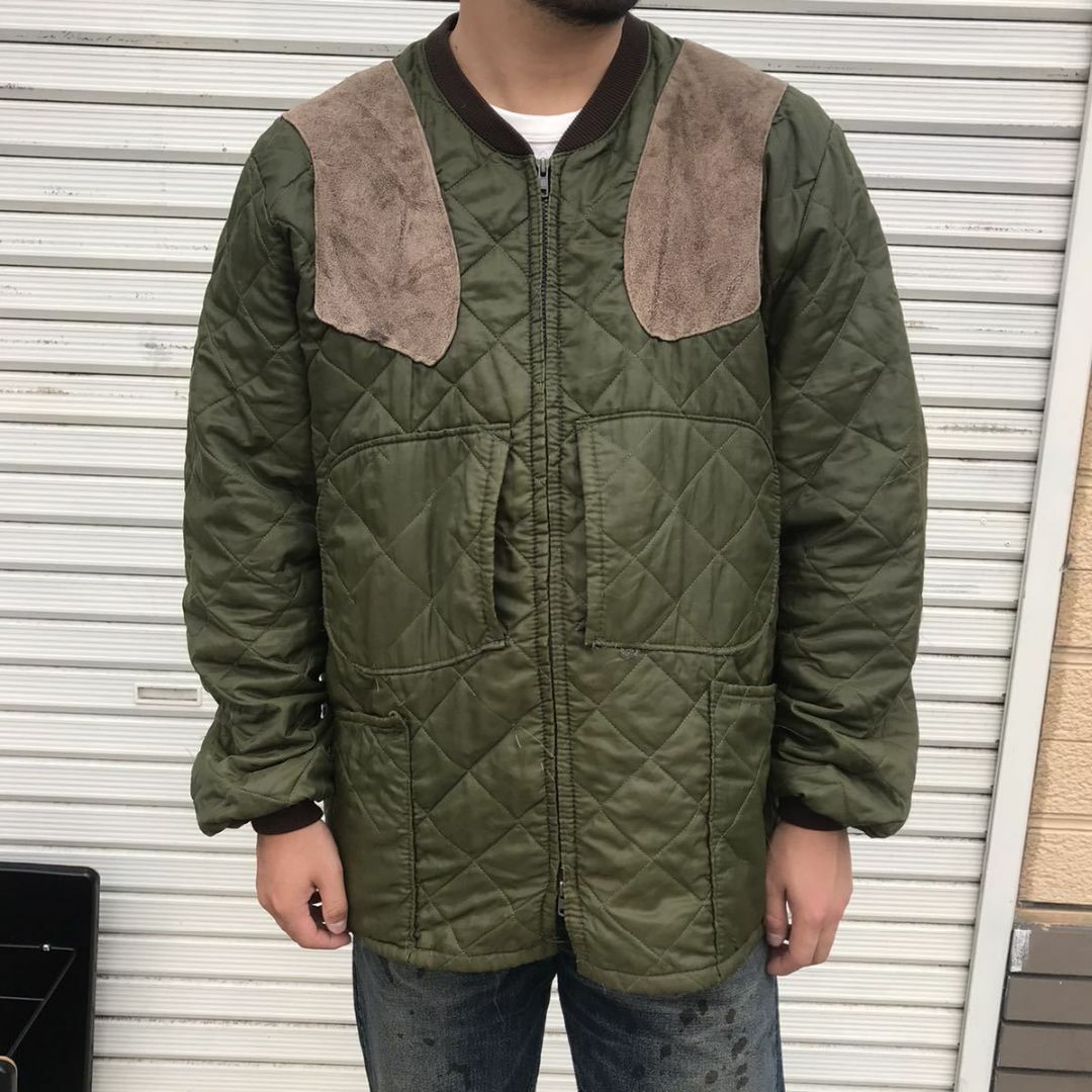 Barbour(バーブァー)の希少 80s 英国製 Barbour バブアー 2ワラント キルティング  メンズのジャケット/アウター(ミリタリージャケット)の商品写真