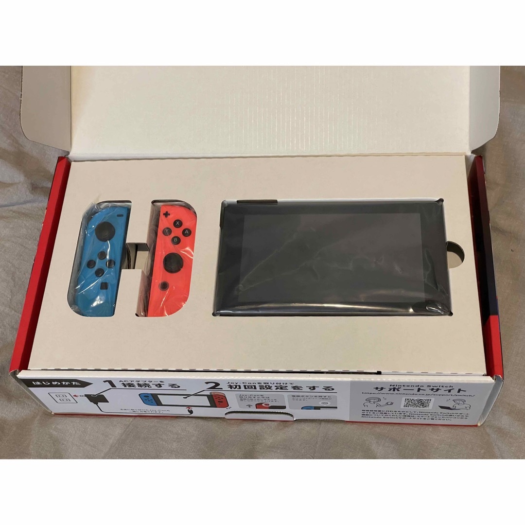 Nintendo Switch本体美品ニンテンドースイッチ 付属品、カセット付】-