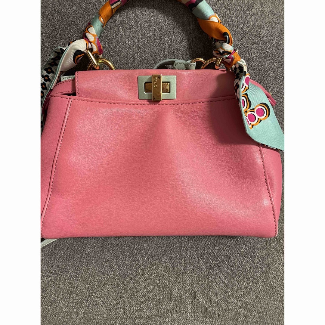FENDI - FENDI フェンディ ピーカーブー ミニ ピンク ラッピー付きの