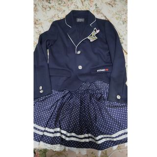 ヒロミチナカノ　150 フォーマルスーツ卒業式卒服女の子女児キッズセレモニー新品