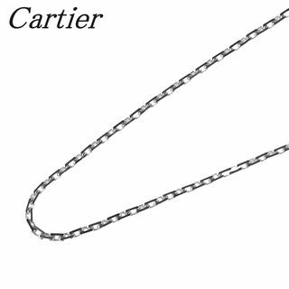 カルティエ Cartier タンク チェーン ネックレス 42cm K18 WG ホワイトゴールド 750 VLP 90193407