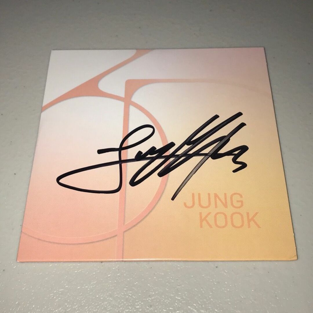 BTS her 韓国サイン会 直筆サイン JUNGKOOK ジョングク - アイドル BTS her 韓国サイン会 直筆サイン JUNGKOOK ジョングク - アイドル