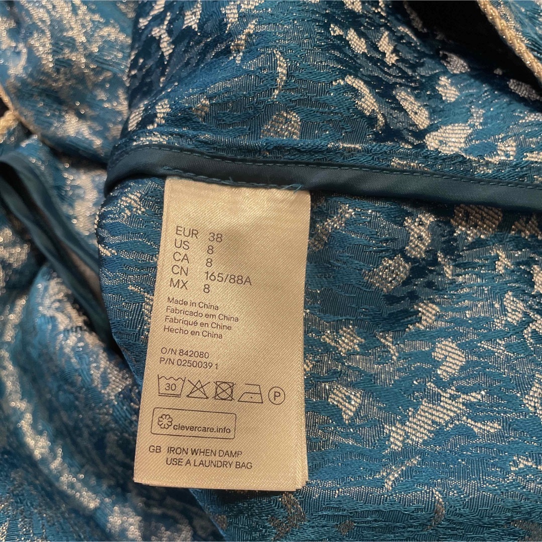 H&H(エイチアンドエイチ)の新品 レア! H&M STUDIO S/S 2015 ジャガードジャケット レディースのジャケット/アウター(テーラードジャケット)の商品写真