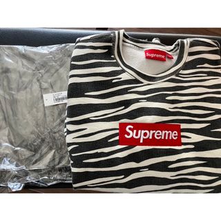 シュプリーム(Supreme)のSupreme Box Logo Crewneck  ゼブラ (スウェット)