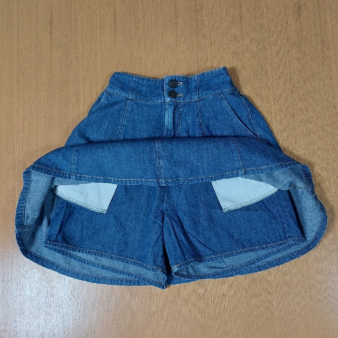 COLZA(コルザ)のCOLZA スカパン 140～150cm ジーンズ デニム コルザ スカート キッズ/ベビー/マタニティのキッズ服女の子用(90cm~)(スカート)の商品写真