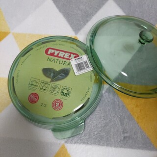 パイレックス(Pyrex)の値下げ‼️新品、未使用))PYREX パイレックスガラス鍋(調理道具/製菓道具)