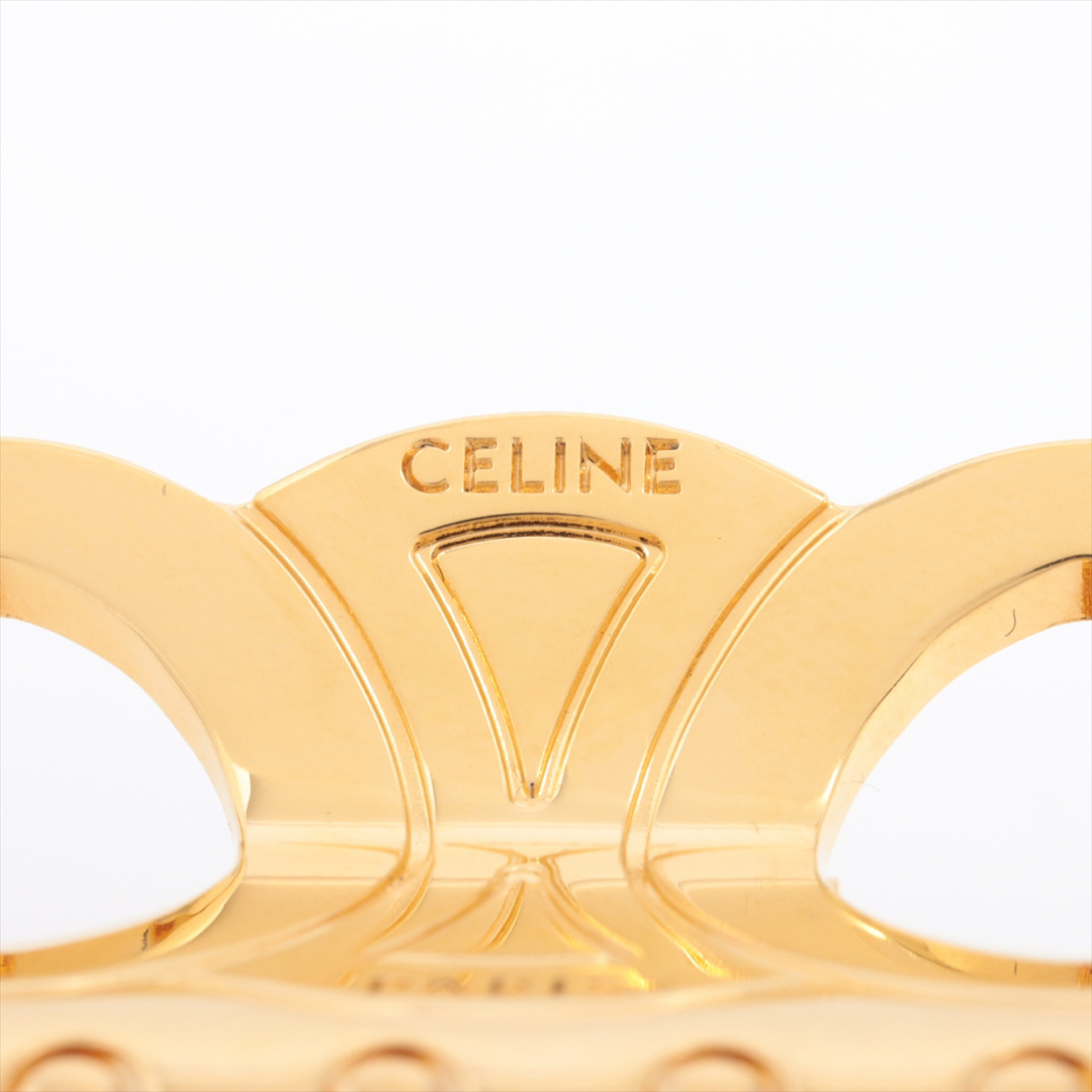 celine(セリーヌ)のセリーヌ トリオンフ ヘアクリップ GP ゴールド レディースのヘアアクセサリー(バレッタ/ヘアクリップ)の商品写真