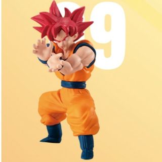 ドラゴンボール(ドラゴンボール)のバンダイ チョコサプ ドラゴンボール 超サイヤ人ゴット 孫悟空(その他)