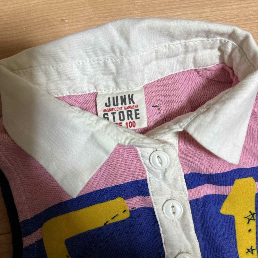 JUNK STORE(ジャンクストアー)のJANK STORE ワンピース　100 キッズ/ベビー/マタニティのキッズ服女の子用(90cm~)(ワンピース)の商品写真