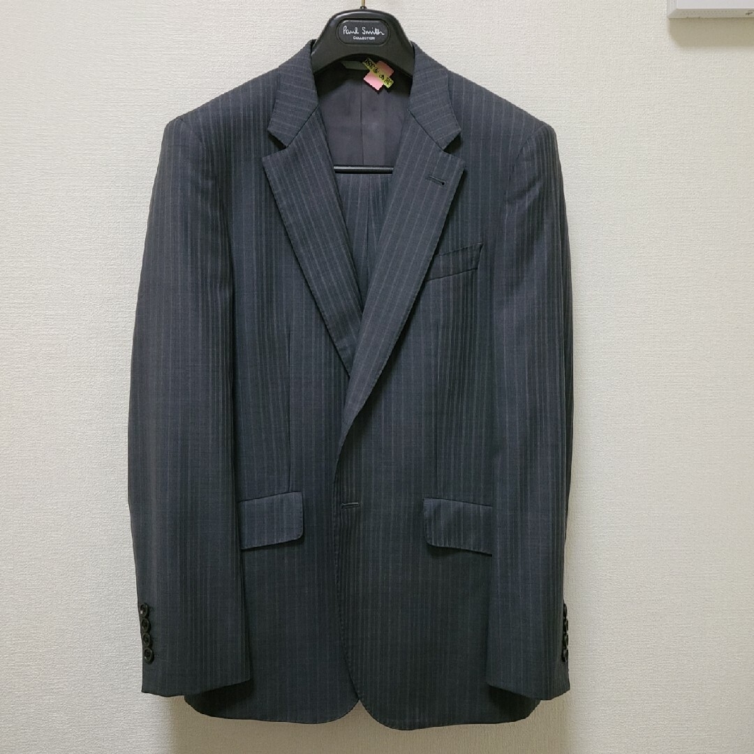 Paul Smith COLLECTION(ポールスミスコレクション)のPaul Smith COLLECTION　グレー　ストライプスーツ メンズのスーツ(セットアップ)の商品写真