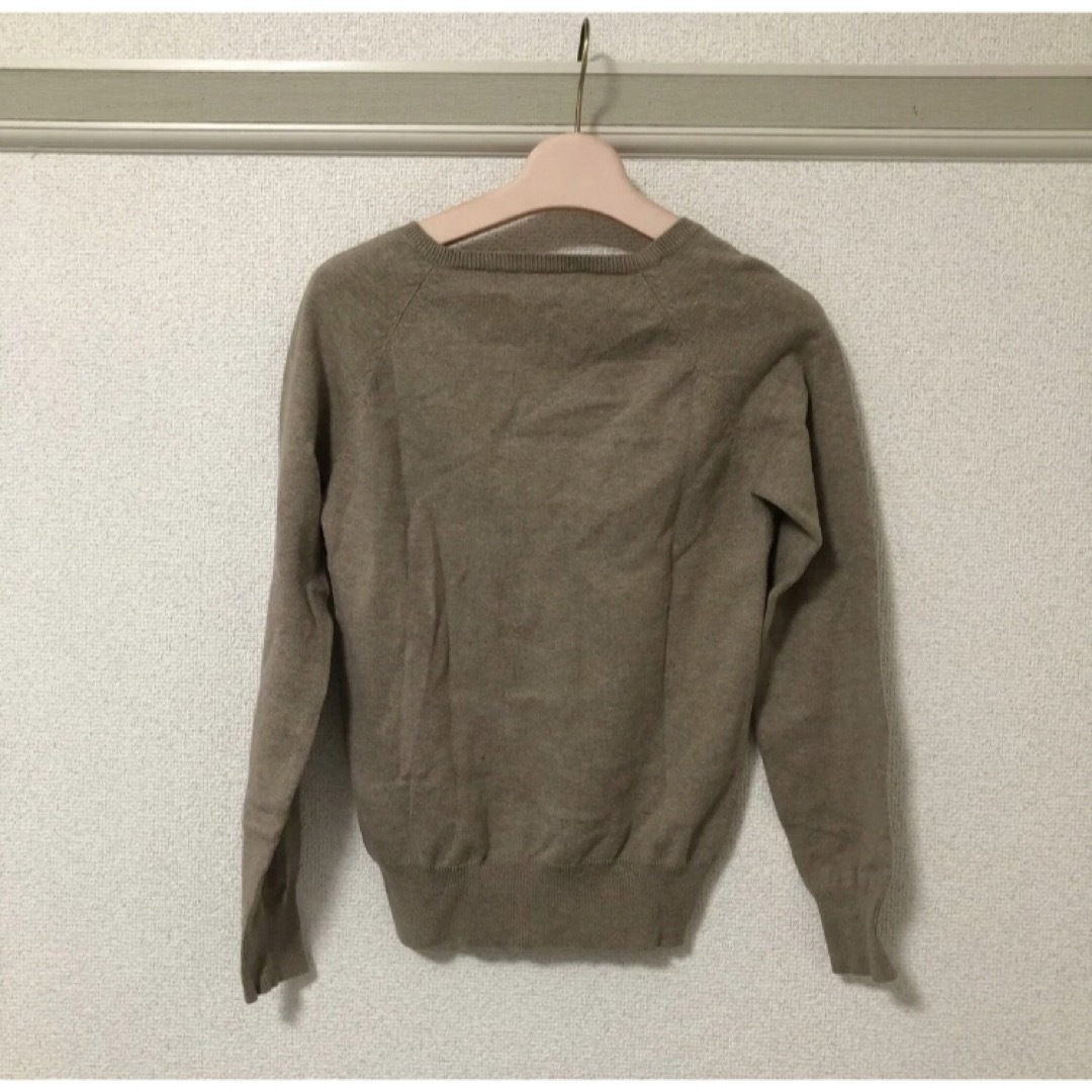 ZARA(ザラ)のZARA ザラ　ニットトップス　ブラウン　Sサイズ レディースのトップス(ニット/セーター)の商品写真