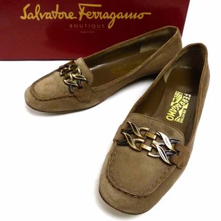 サルヴァトーレフェラガモ(Salvatore Ferragamo)のイタリア製サルヴァトーレ フェラガモ パンプス6D(ハイヒール/パンプス)