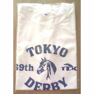 ミズノ(MIZUNO)の新品・非売品：大井競馬場(TCK) 第69回東京ダービー ホワイト 半袖Tシャツ(ノベルティグッズ)