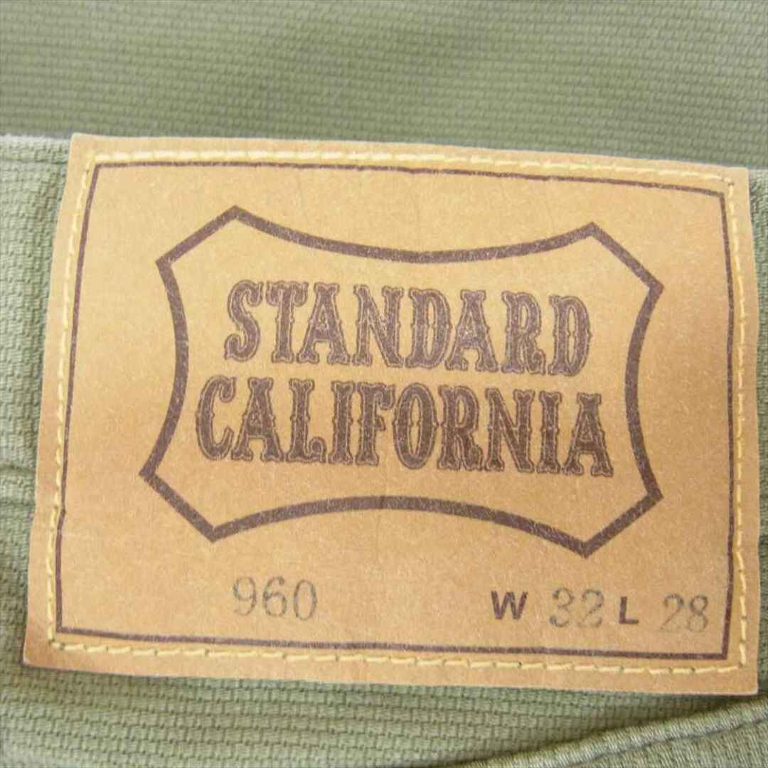 STANDARD CALIFORNIA(スタンダードカリフォルニア)のSTANDARD CALIFORNIA スタンダードカリフォルニア SD Pique Pants ピケパンツ カーキ系 32【美品】【中古】 メンズのパンツ(その他)の商品写真